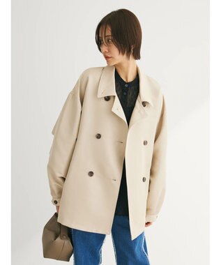 Green Parks ・ＥＬＥＮＣＡＲＥ　ＤＵＥ　ミドル丈トレンチコート Beige
