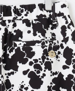 PW CIRCULUS 【MEN】【洗える】アニマルプリント ベルト ショートパンツ ホワイト系5