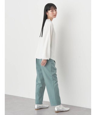 earth music&ecology ２ｗａｙフリルブラウス Off White