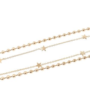 AMERICAN HOLIC ２点セット　スターチェーンネックレス Gold