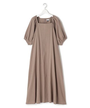 J.PRESS YORK STREET 【WOMEN】コットンワッシャーリラックス ワンピース ブラウン系