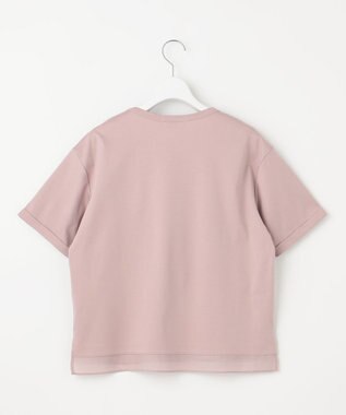 J.PRESS LADIES L 【接触冷感】コットンスムース カフス袖 カットソー ピンク系