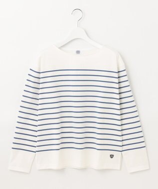 J.PRESS LADIES バスクボーダー カットソー ダルブルー系1