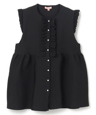 TOCCA 【洗える】DOLLY GILET ニットジレ ブラック系