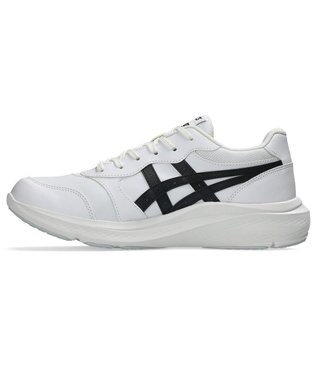 ASICS WALKING ゲルファンウォーカー メンズ 4E相当 ホワイト×ブラック