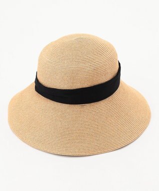 自由区 【カタログ掲載・WEB限定】ブレードロングリボン ハット ベージュ系