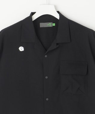PW CIRCULUS 【高通気 / 軽撥水 / 軽量のDotAir 使用】【MEN】開襟シャツ ブラック系