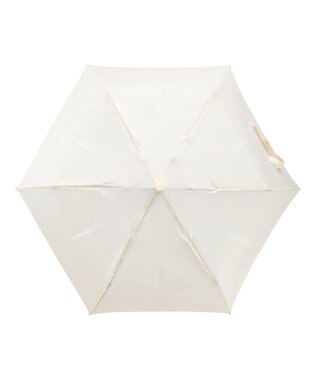 MOONBAT 【3秒でたためる傘/コンパクト】urawaza 小町(ウラワザ コマチ)  折りたたみ傘 無地 50cm オフホワイト