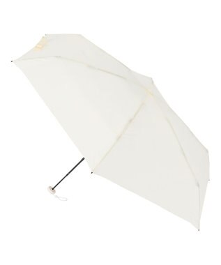 MOONBAT 【3秒でたためる傘/コンパクト】urawaza 小町(ウラワザ コマチ)  折りたたみ傘 無地 50cm オフホワイト