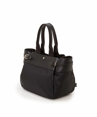 TOPKAPI 【Breath TOPKAPI】RIPPLE リプル ナイロン コンビ ベルト デザイン トートバッグ ブラック