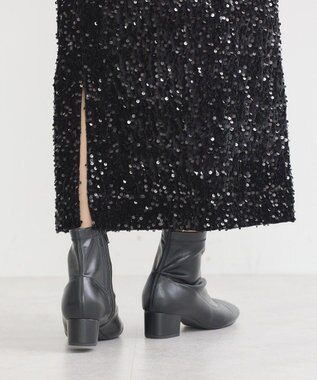 earth music&ecology マルチウェイスパンコールスカート Black