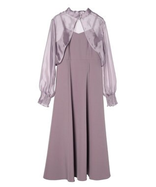 earth music&ecology ＳＥＴ２点ボレロ＋キャミワンピース Pink