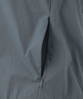 23区 【R(アール)】ナイロンタフタワッシャー  フーデッドジップアップブルゾン スレートグレー系