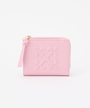 russet 【2025AW新作】エンボスモノグラムハーフウォレット(SO-437) Pink