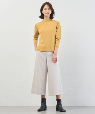 J.PRESS LADIES 【WEB限定カラーあり】ツムギートflannel クロップド パンツ エクリュ系