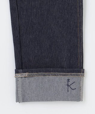組曲 KIDS 【150-160㎝】デニムニット パンツ ネイビー系