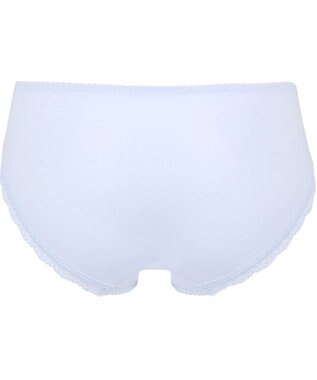 Wing ペアショーツ 【ナチュラルアップブラ】 身生地部オーガニックコットン混 はきこみ丈あさめ KF3000 ウイング／ワコール ブルー