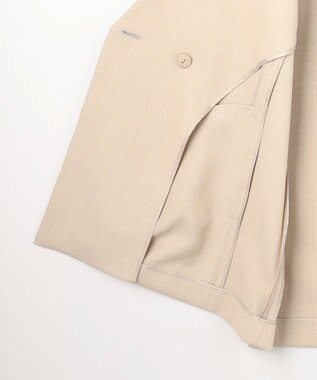 自由区 S リラックスバスケットノーカラー ジレ フラックス