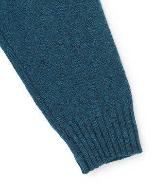 J.PRESS MEN 【WEB限定】畔編み フルジップカーディガン グリーン系