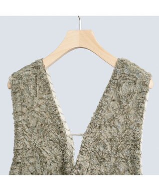 COQ 【刺繍・前後着用可能】TENTACLE ベージュ