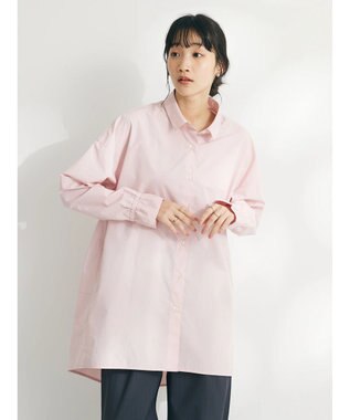 CRAFT STANDARD BOUTIQUE イージーケアコクーンポケ付きチュニック White