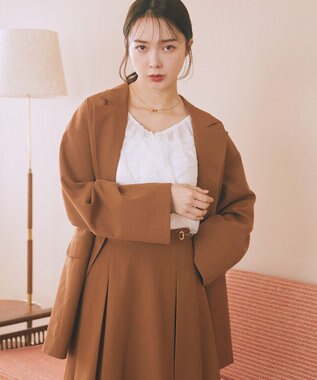 earth music&ecology 【セットアップ可】BIGジャケット Light Brown