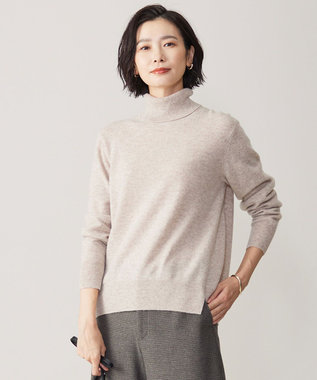 洗える】CASHMERE BLEND タートルネック ニット / J.PRESS LADIES