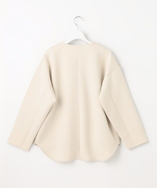 Feroux 【洗える】ダンボール アウター アイボリー系