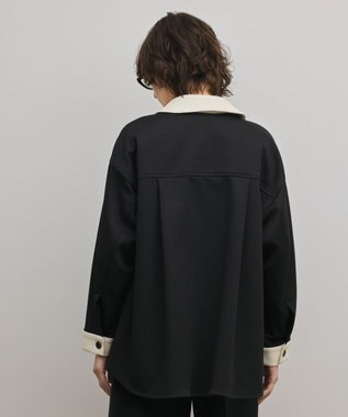 GRACE CONTINENTAL レザーカットシャツ ブラック