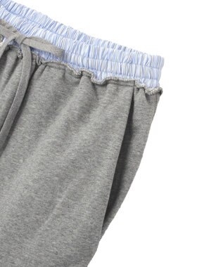 CRAFT STANDARD BOUTIQUE ダブルウェストカットソーロングスカート Gray Mixture