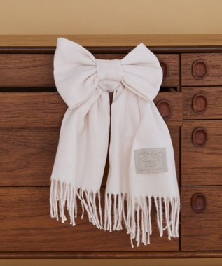 Maison de FLEUR リボン付きストール
