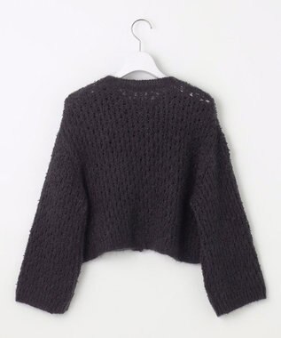 自由区 S 【カタログ掲載】テープヤーン カーディガン ダークグレー
