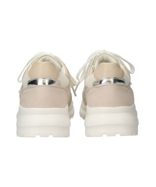 Bridget Birkin 【PARADIS COULEUR】異素材コンビレースアップスニーカー ホワイトコンビ