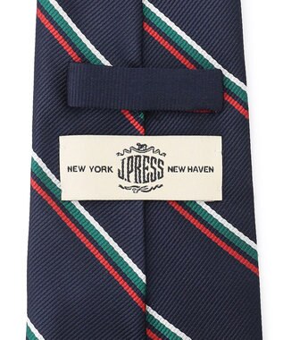 J.PRESS MEN 【定番】オーセンティックレジメンタル ネクタイ グリーン系1