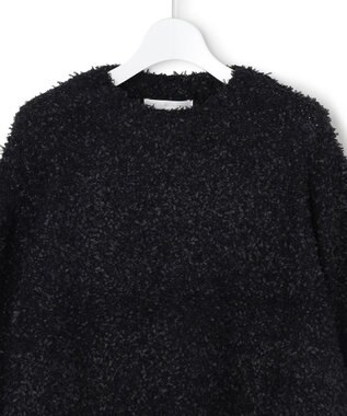 23区 L 【GOLD LABEL】リボンモールツイード ニット ブラック系