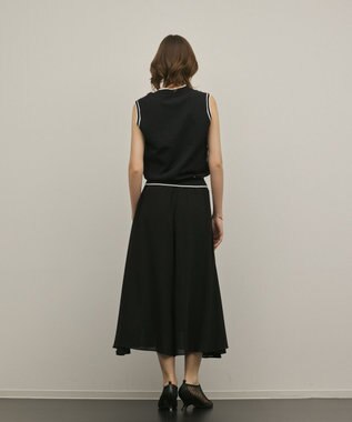 GRACE CONTINENTAL イレギュラーキュロットパンツ ブラック