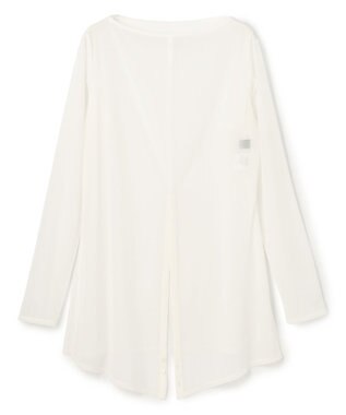 uncrave トリコットシフォン カシュクールトップス