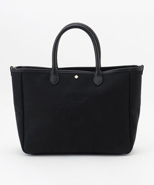 TOCCA CRESTA CANVASBAG L キャンバスバッグ L ブラック系