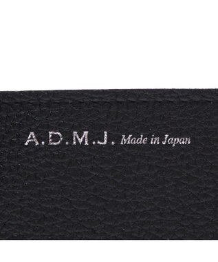 A.D.M.J. 【牛革】モーツァルト　スリムウォレット BLACK