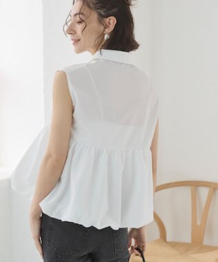 WEGO 【ANGIE VINTAGE】ティアードバルーンブラウス オフホワイト