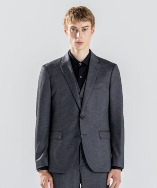 JOSEPH HOMME 新素材【ストレッチ/セットアップ対応】シルキーウールジャージー ジャケット ライトグレー系