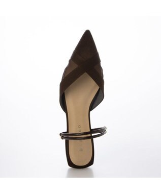 MODE ET JACOMO <carino>【２WAY】バックベルトサンダルパンプス ダークブラウン