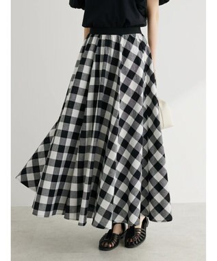 Green Parks ・ｆｕｒｒｙ　ｒａｔｅ　ギンガムバイアススカート
