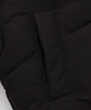 WEGO 【25年秋冬新作/SMサイズ展開】2WAYファーフードショートパファーブルゾン ブラック