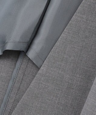 J.PRESS LADIES L 【セットアップ対応】MELANGE ライトツイル ノーカラー ジャケット ライトグレー系