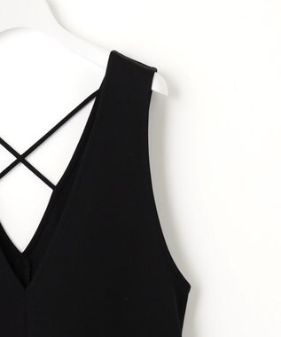 23区 【WEB限定】ロマネポンチジャージー ジャンパースカート ブラック系