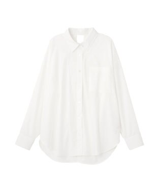 earth music&ecology バックツイストオーバーシャツ Off White