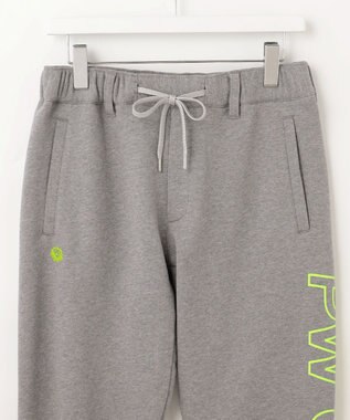 PW CIRCULUS 【MEN】アスレジャー 裏毛 サイドプリント ジョガーパンツ ライトグレー系