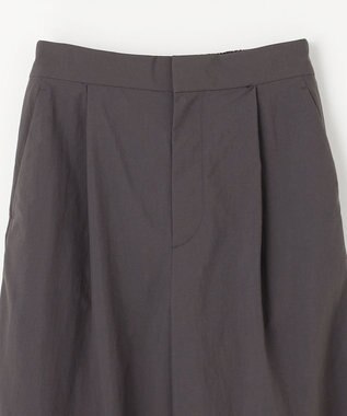 NAVE 【ReNAVE・洗える/撥水加工/接触冷感/UVケア/セットアップ】ナイロンタスラン ワイドパンツ グレー系