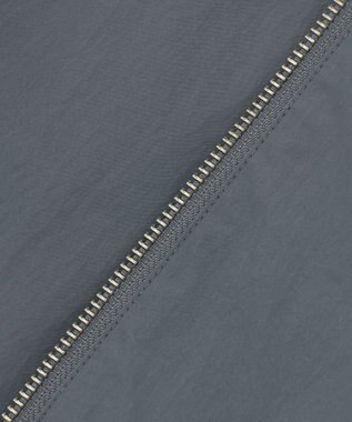 23区 S 【R(アール)】ナイロンタフタワッシャー  フーデッドジップアップブルゾン スレートグレー系